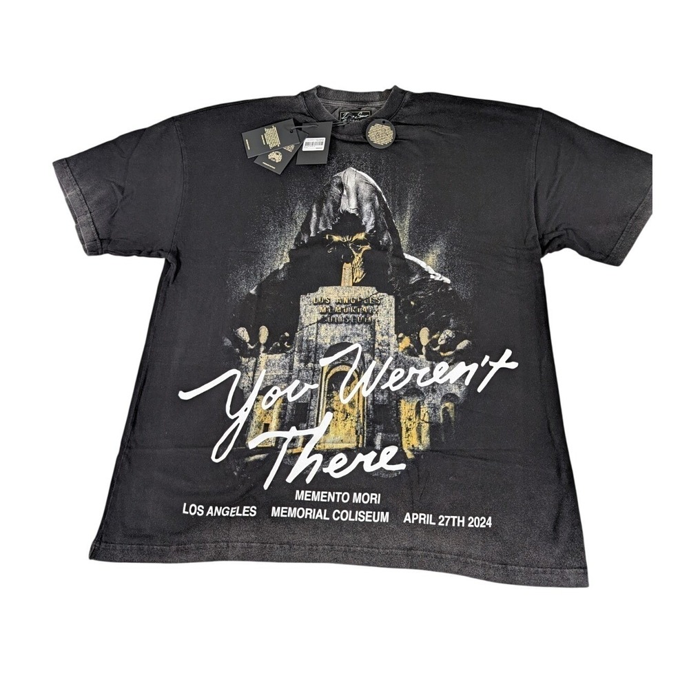 Darc Sport Shirt Mens Medium Wolves Club Memento Mori US Tour Vintage Tee Black